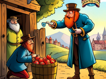 بائع التفاح واللص الماكر