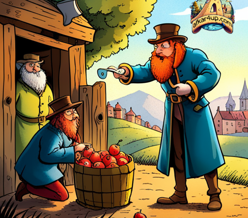 بائع التفاح واللص الماكر